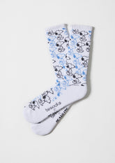 Snoopy blå tennissokker