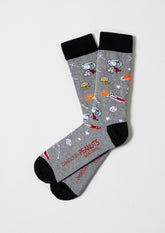 Snoopy i verdensrommet bomullssokker