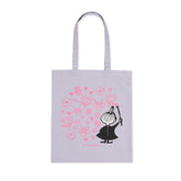 Lille My maler blomster - Tote Bag