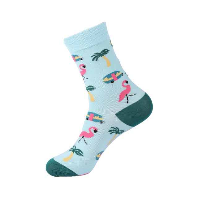 Flamingo på tur - SokkBuddy