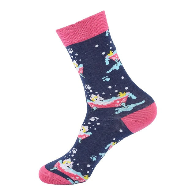 Katt i badekar - SokkBuddy