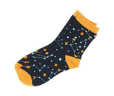 Stjerner Svart&Orange - SokkBuddy
