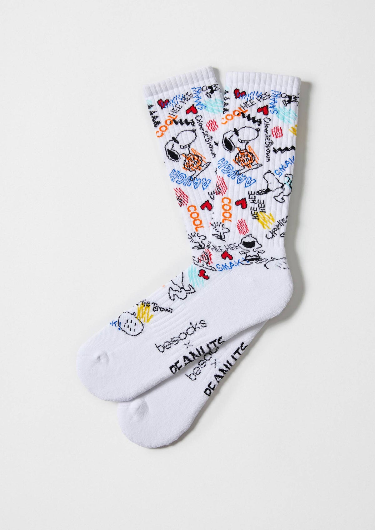 Snoopy fargerike tennissokker