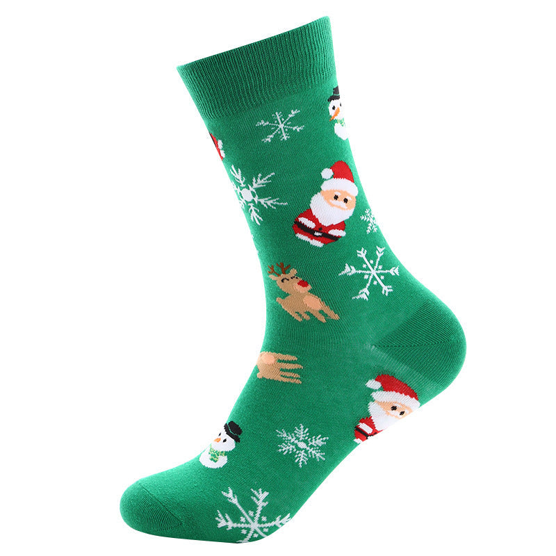 Julenisse og Snømann Grønn