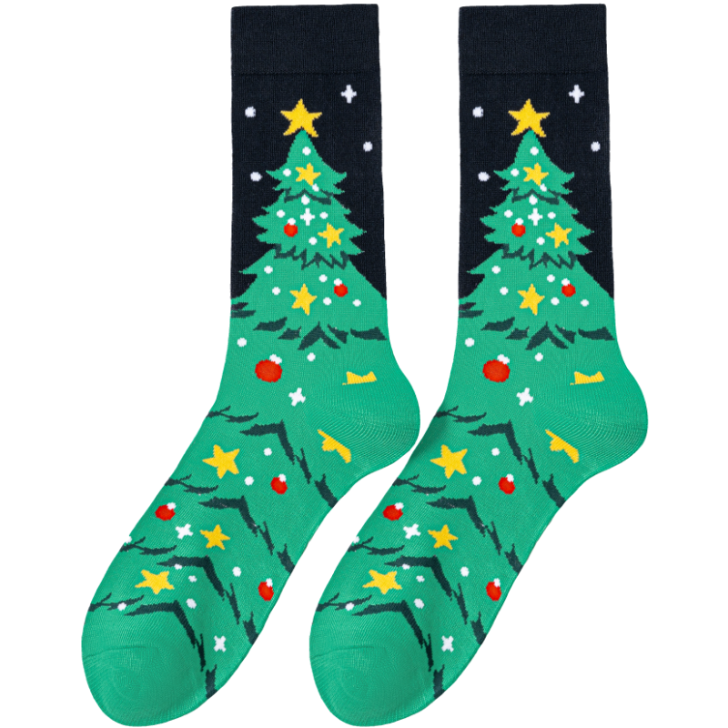 Grønne glitrende tre