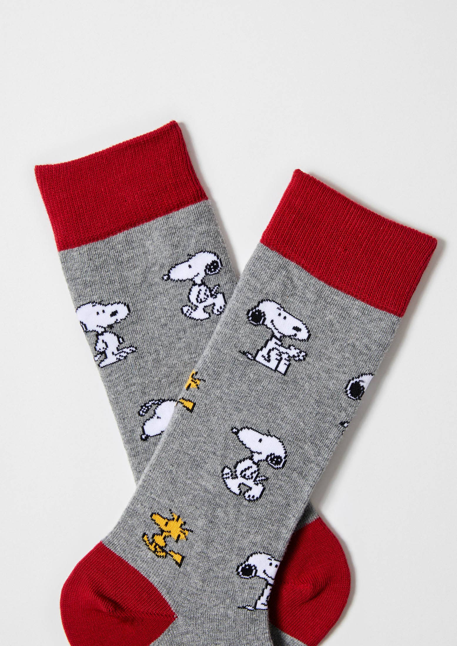 Snoopy grå bomullsokker