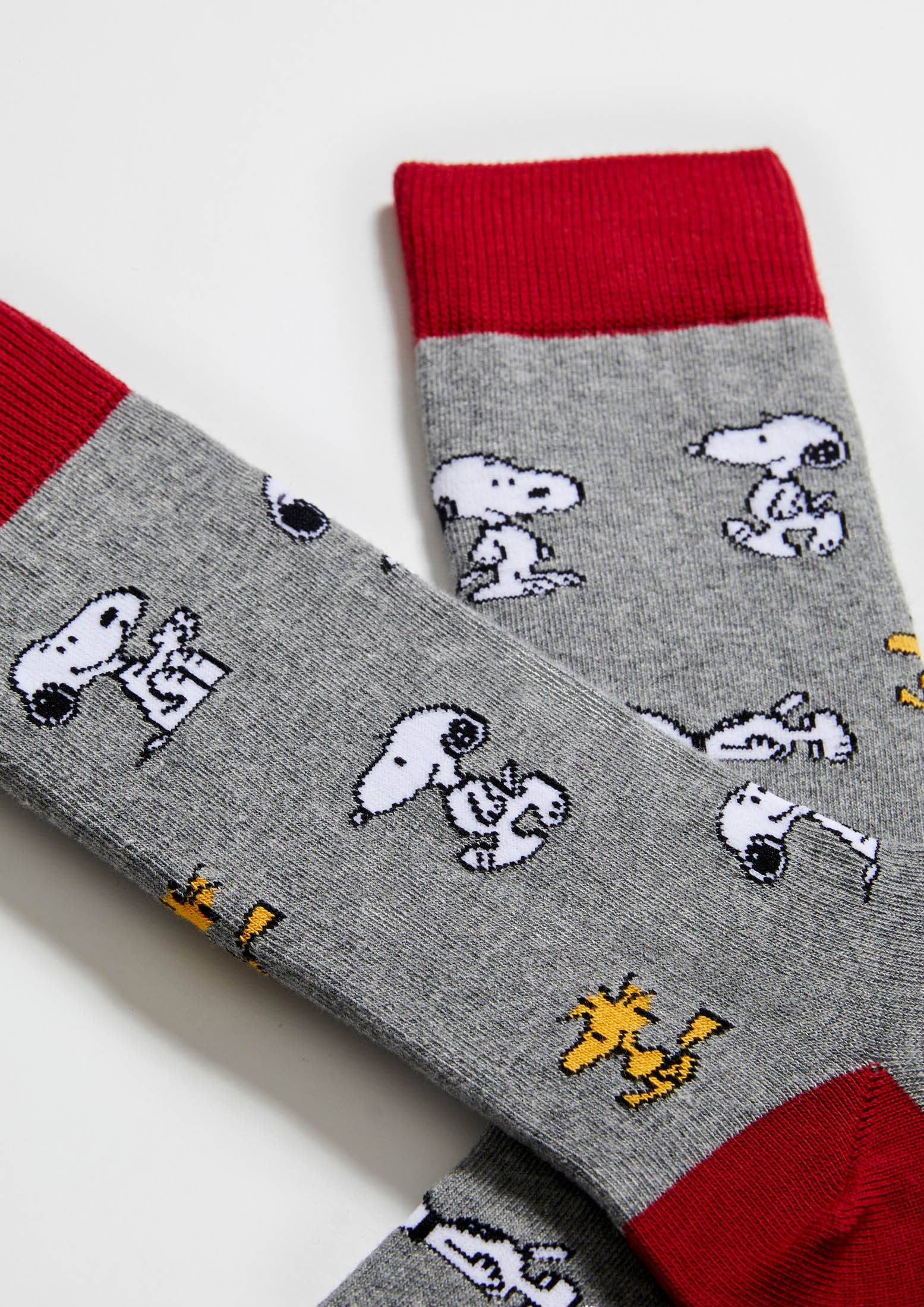 Snoopy grå bomullsokker
