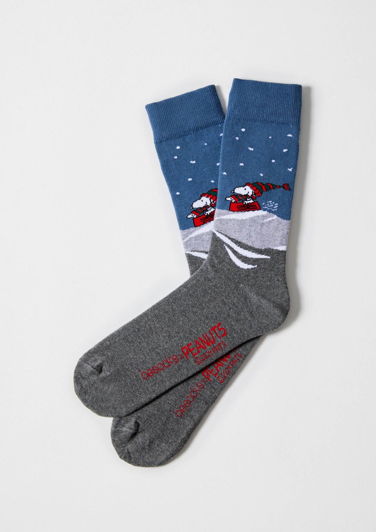 Snoopy ski bomullssokker