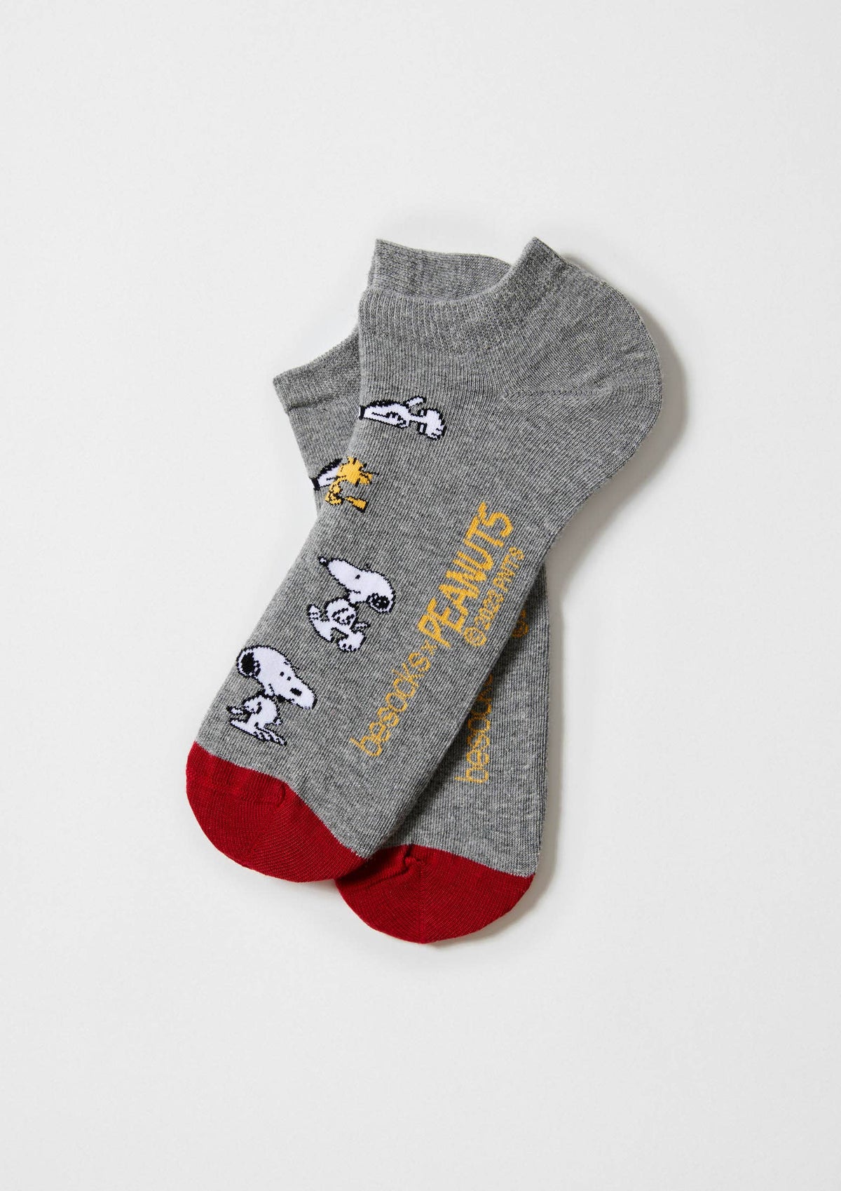 Snoopy grå ankelsokker