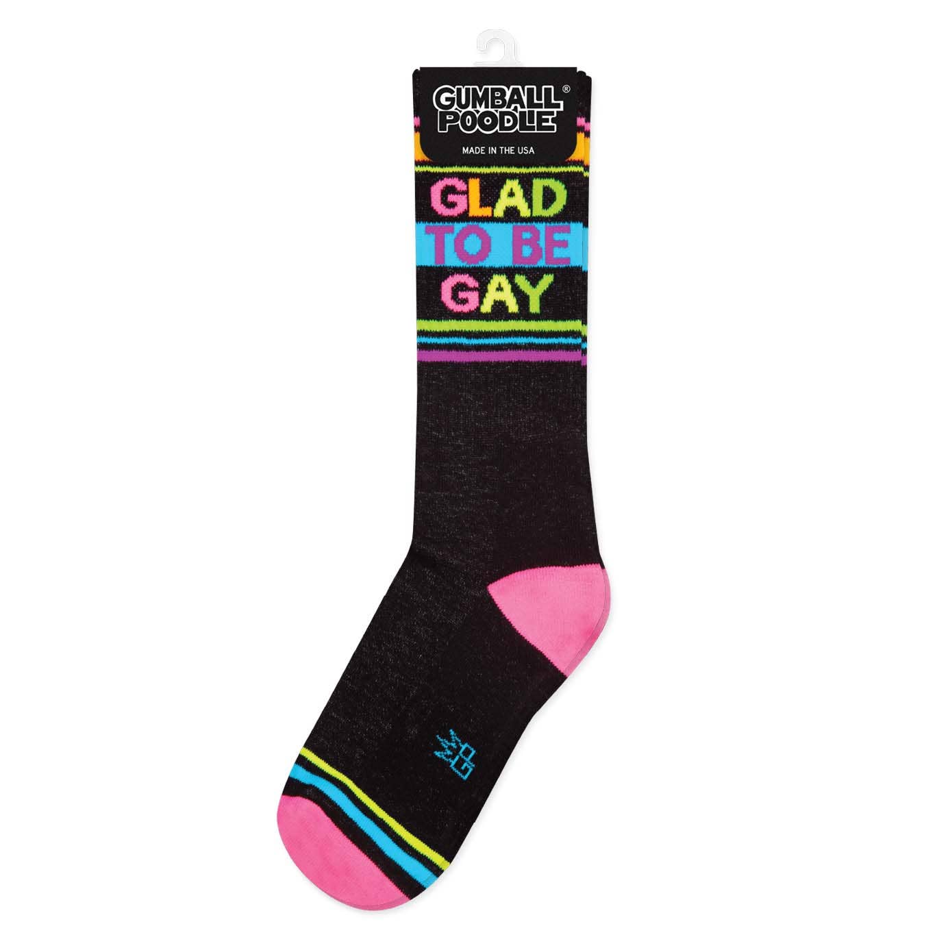 Glad To Be Gay Gym Crew Socks