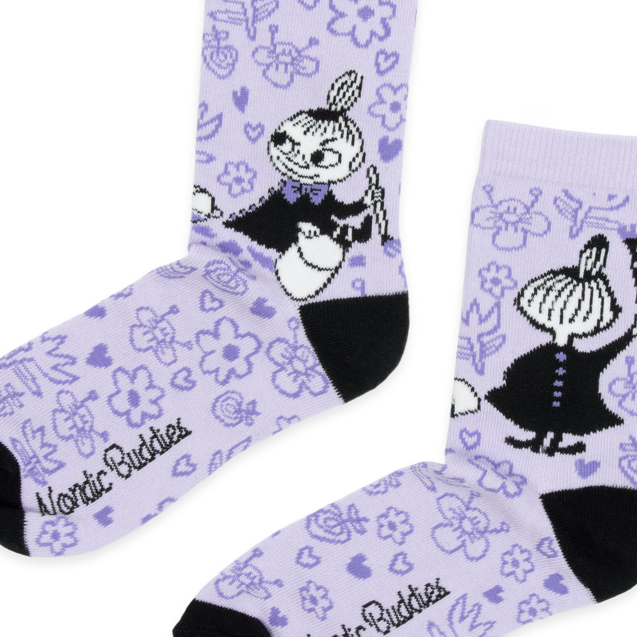Moomin - Lille My maler blomster lilla
