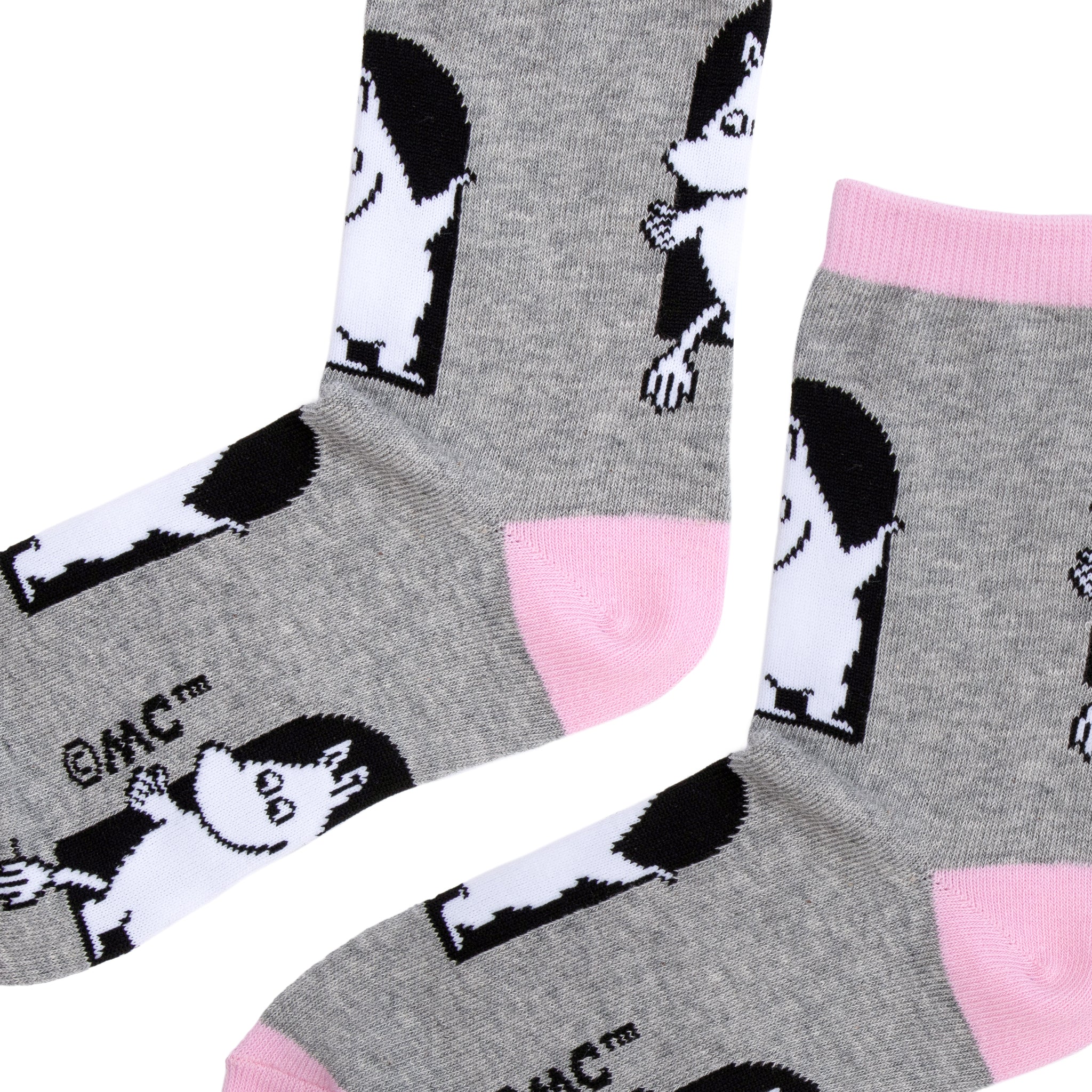Moomin 80år - Mummitrollet grå&rosa