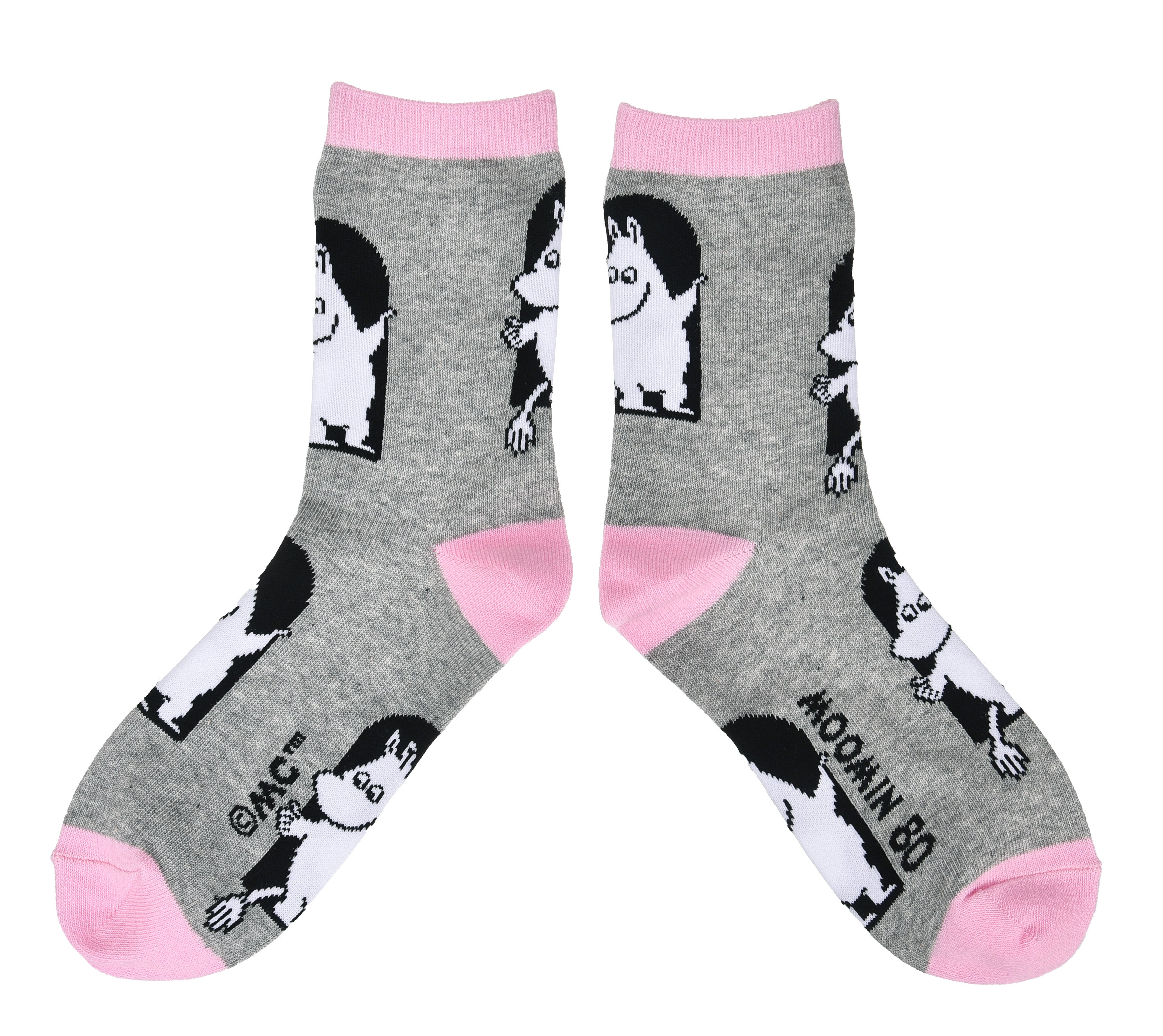 Moomin 80år - Mummitrollet grå&rosa