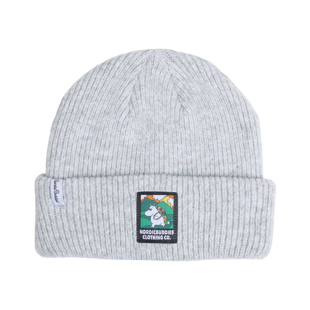 Moomin - Mummitrollet Patch Lue – Lys Grå