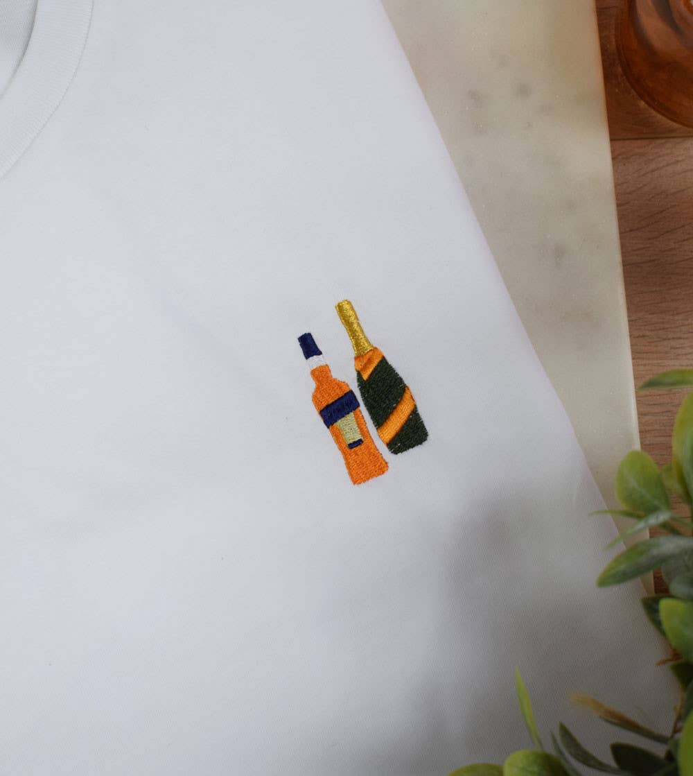 Brodert T-skjorte - Aperol Spritz