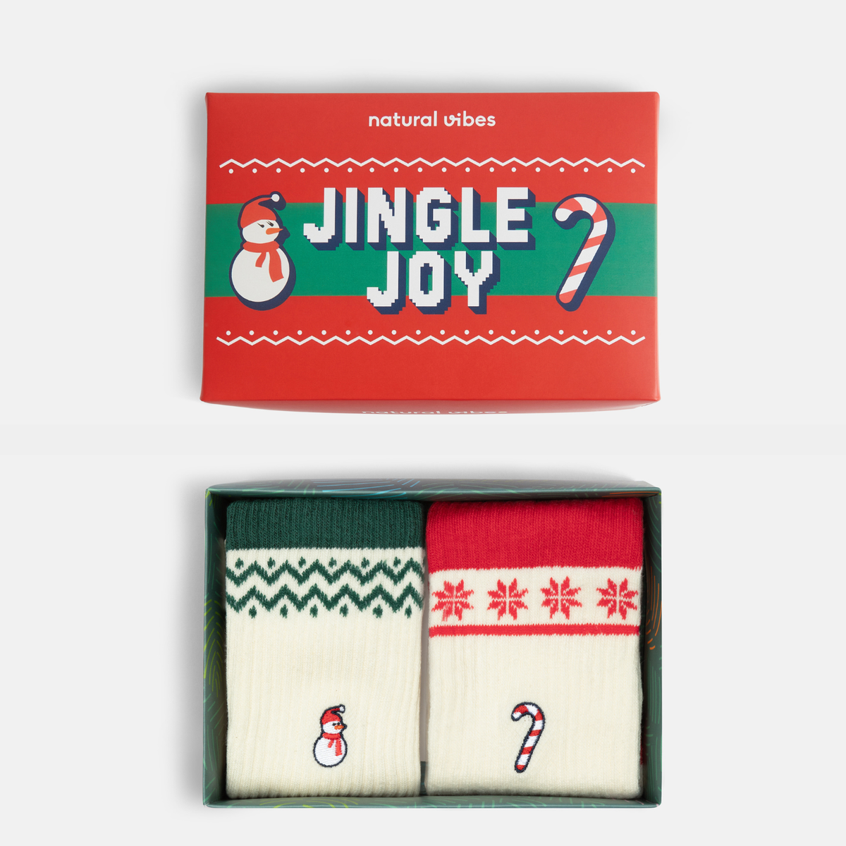 Gaveboks Jul - Organiske Sokker