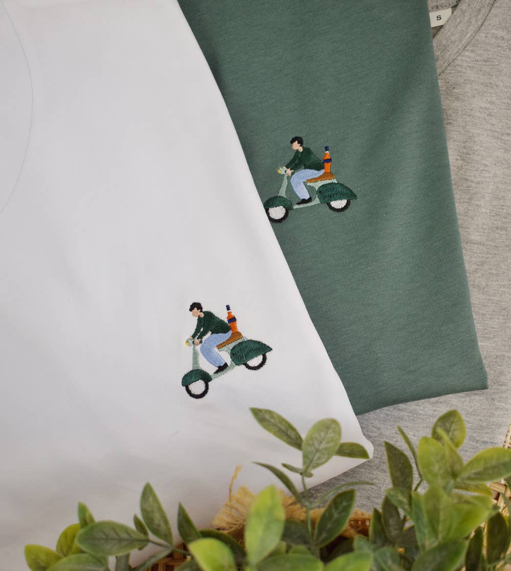 Brodert T-skjorte - Vespa