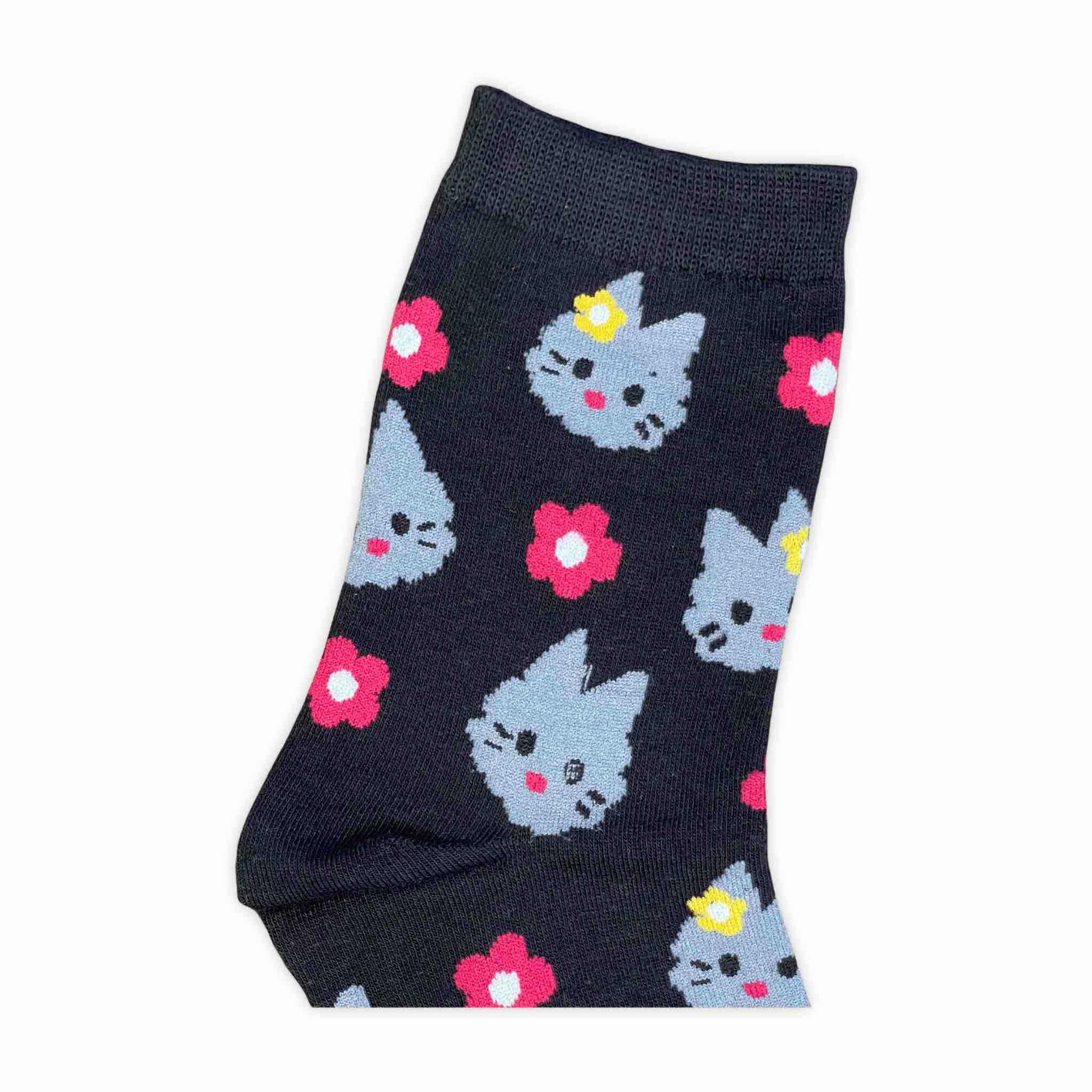 Katt & Blomster
